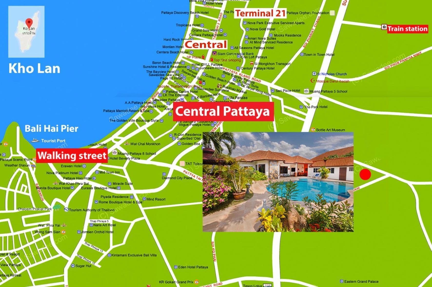 Pattaya Hill Close To Walking St And City Nong Prue Exteriör bild